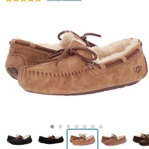 UGG Dakota Moccasin Slippers Tan Size 9